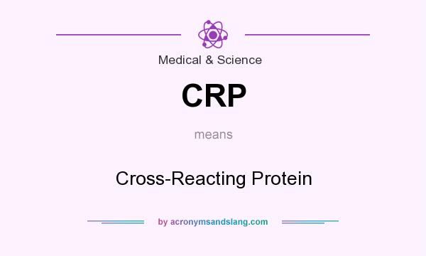What does CRP mean? It stands for Cross-Reacting Protein
