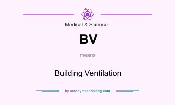 What does BV mean? It stands for Building Ventilation