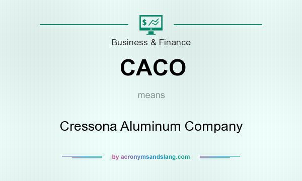 What does CACO mean? It stands for Cressona Aluminum Company