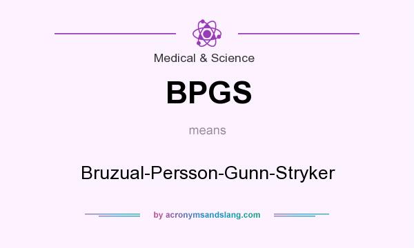 What does BPGS mean? It stands for Bruzual-Persson-Gunn-Stryker