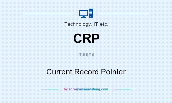 What does CRP mean? It stands for Current Record Pointer