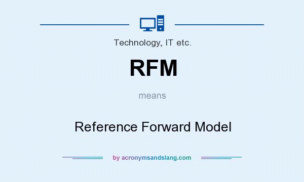 What does RFM mean? It stands for Reference Forward Model