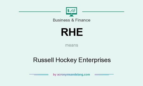 What does RHE mean? It stands for Russell Hockey Enterprises