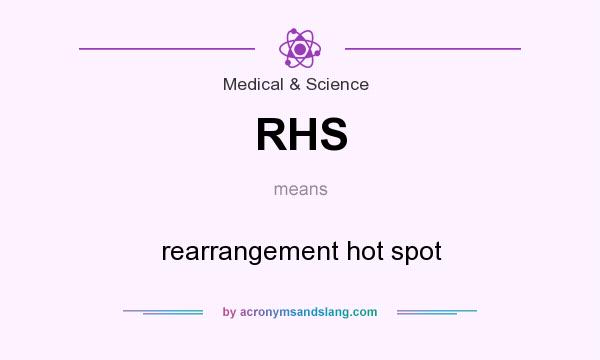 What does RHS mean? It stands for rearrangement hot spot