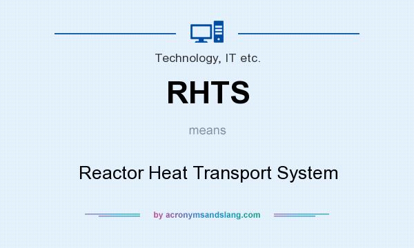 What does RHTS mean? It stands for Reactor Heat Transport System