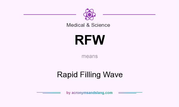 What does RFW mean? It stands for Rapid Filling Wave