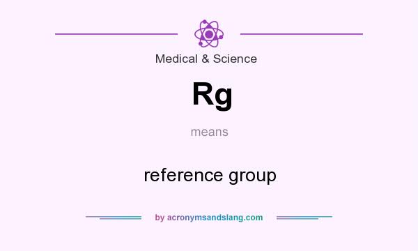 What does Rg mean? It stands for reference group