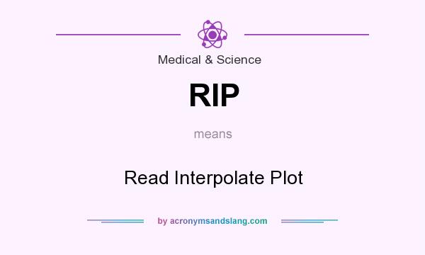 What does RIP mean? It stands for Read Interpolate Plot