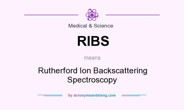 What does RIBS mean? It stands for Rutherford Ion Backscattering Spectroscopy