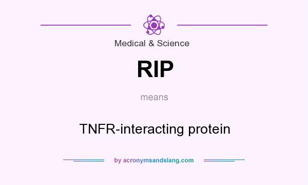 What does RIP mean? It stands for TNFR-interacting protein