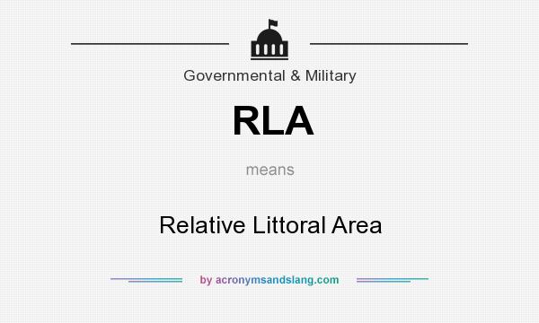 What does RLA mean? It stands for Relative Littoral Area