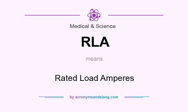 What does RLA mean? It stands for Rated Load Amperes