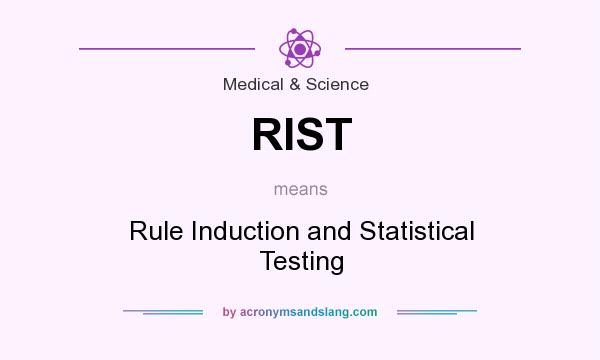 What does RIST mean? It stands for Rule Induction and Statistical Testing