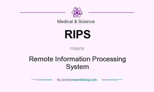 What does RIPS mean? It stands for Remote Information Processing System