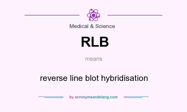 What does RLB mean? It stands for reverse line blot hybridisation