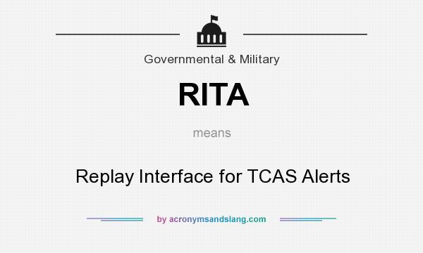 What does RITA mean? It stands for Replay Interface for TCAS Alerts