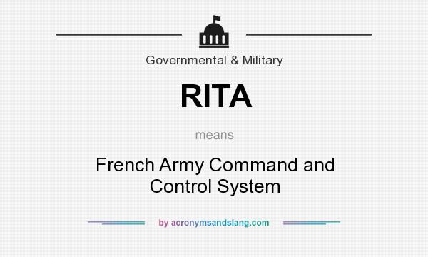 What does RITA mean? It stands for French Army Command and Control System