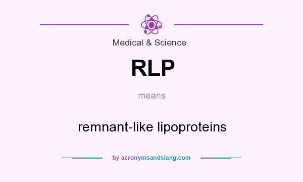 What does RLP mean? It stands for remnant-like lipoproteins