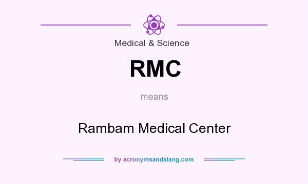 What does RMC mean? It stands for Rambam Medical Center