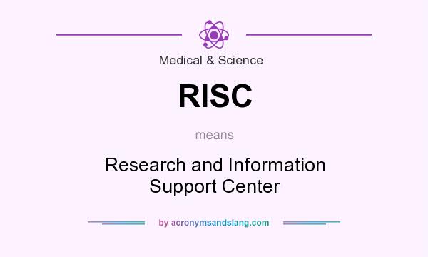 What does RISC mean? It stands for Research and Information Support Center