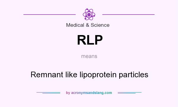 What does RLP mean? It stands for Remnant like lipoprotein particles