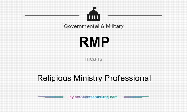 What does RMP mean? It stands for Religious Ministry Professional
