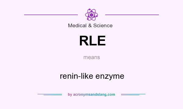 What does RLE mean? It stands for renin-like enzyme