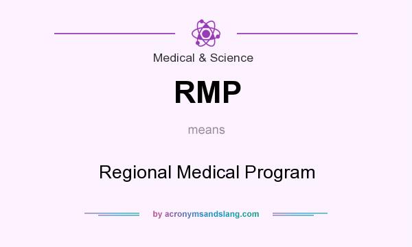 What does RMP mean? It stands for Regional Medical Program