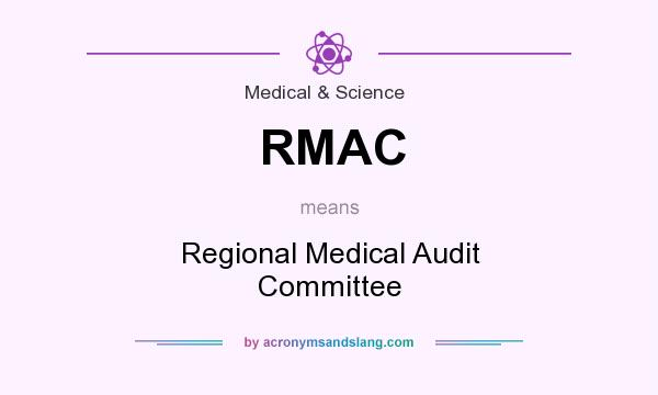 What does RMAC mean? It stands for Regional Medical Audit Committee