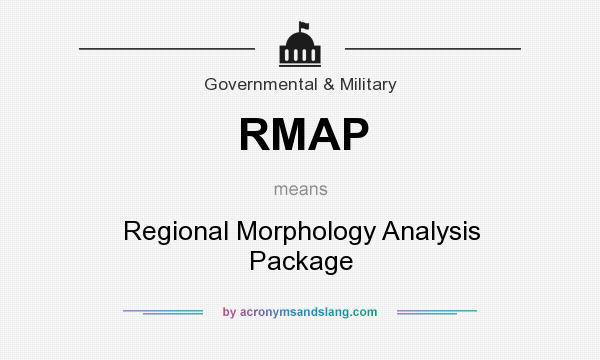 What does RMAP mean? It stands for Regional Morphology Analysis Package