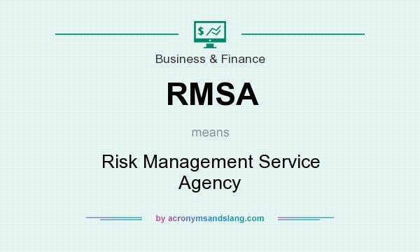 What does RMSA mean? It stands for Risk Management Service Agency