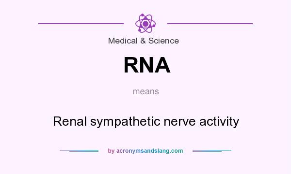 What does RNA mean? It stands for Renal sympathetic nerve activity