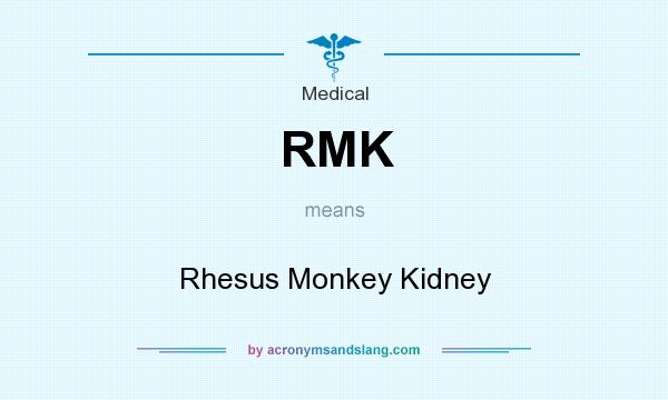 What does RMK mean? It stands for Rhesus Monkey Kidney