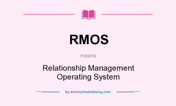 What does RMOS mean? It stands for Relationship Management Operating System