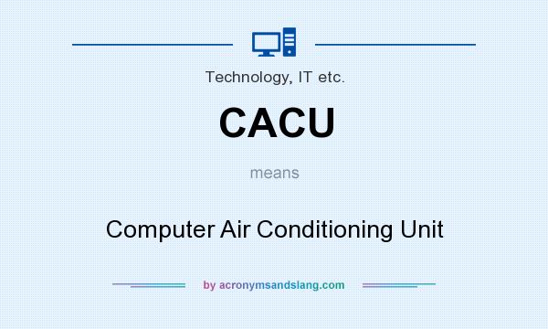 What does CACU mean? It stands for Computer Air Conditioning Unit