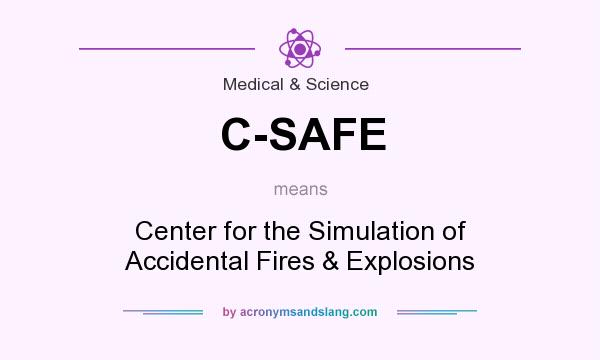 What does C-SAFE mean? It stands for Center for the Simulation of Accidental Fires & Explosions
