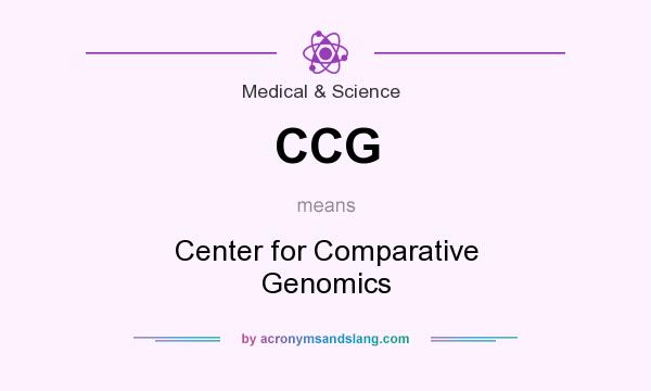 What does CCG mean? It stands for Center for Comparative Genomics