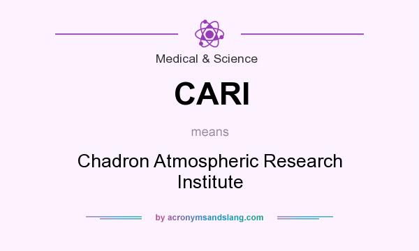What does CARI mean? It stands for Chadron Atmospheric Research Institute