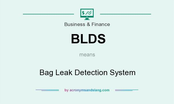 What does BLDS mean? It stands for Bag Leak Detection System