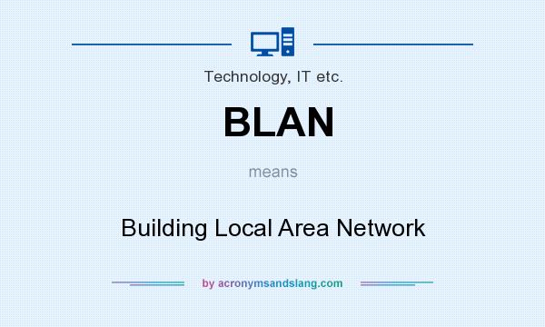 What does BLAN mean? It stands for Building Local Area Network