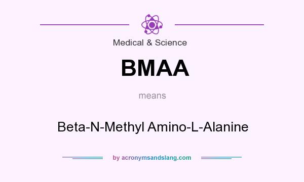What does BMAA mean? It stands for Beta-N-Methyl Amino-L-Alanine