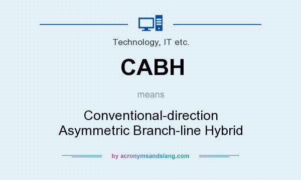 What does CABH mean? It stands for Conventional-direction Asymmetric Branch-line Hybrid