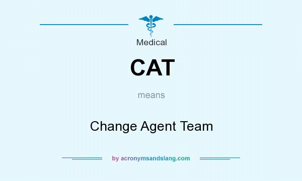What does CAT mean? It stands for Change Agent Team