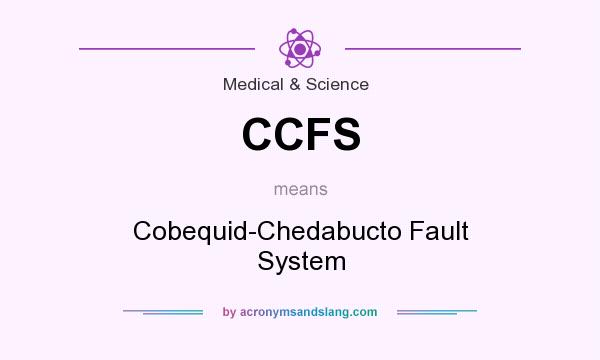 What does CCFS mean? It stands for Cobequid-Chedabucto Fault System