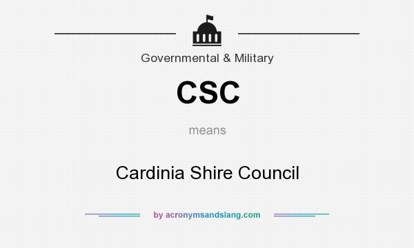 What does CSC mean? It stands for Cardinia Shire Council