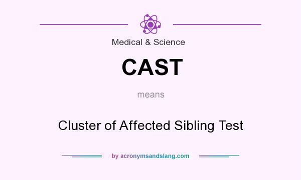 What does CAST mean? It stands for Cluster of Affected Sibling Test