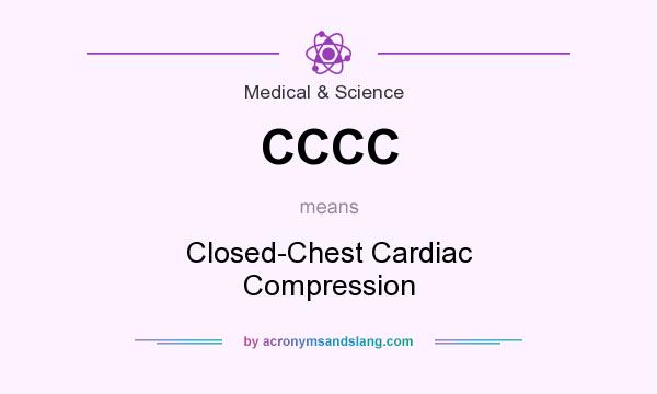 What does CCCC mean? It stands for Closed-Chest Cardiac Compression