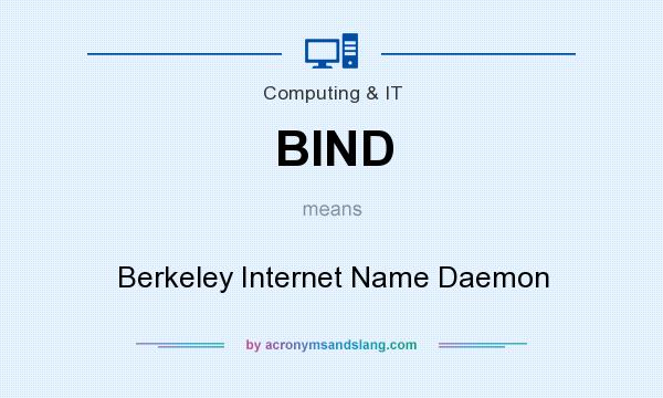 What does BIND mean? It stands for Berkeley Internet Name Daemon