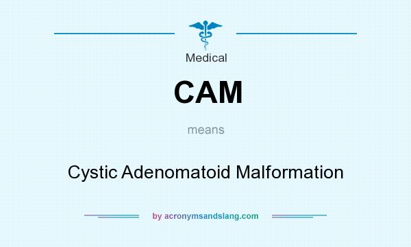What does CAM mean? It stands for Cystic Adenomatoid Malformation