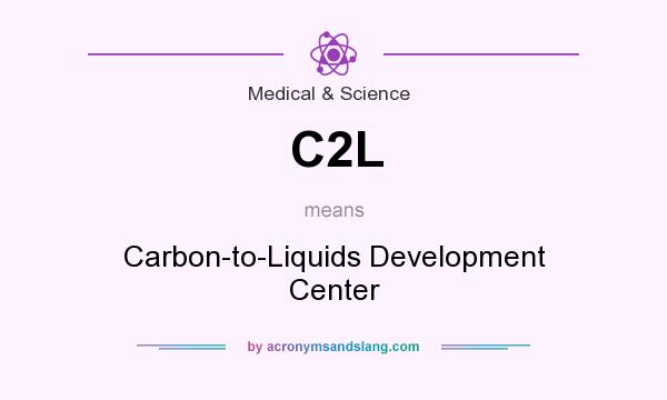 What does C2L mean? It stands for Carbon-to-Liquids Development Center
